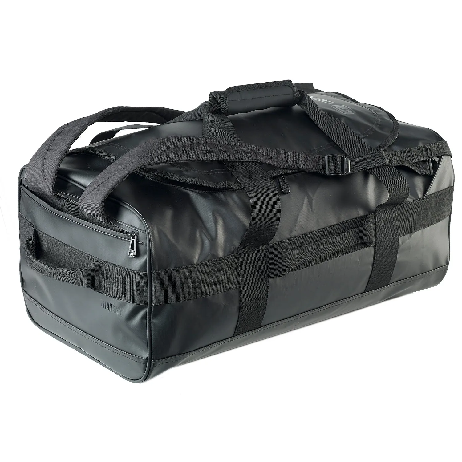 Caribee Titan 50L rejsetaske sort 50 liter vandafvisende