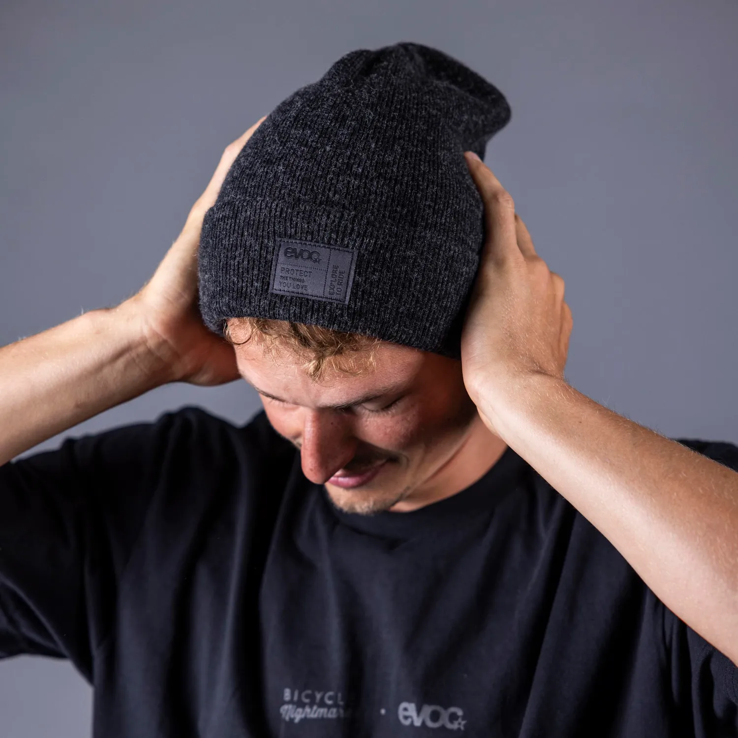 Evoc Logo Beanie hue sort uld
