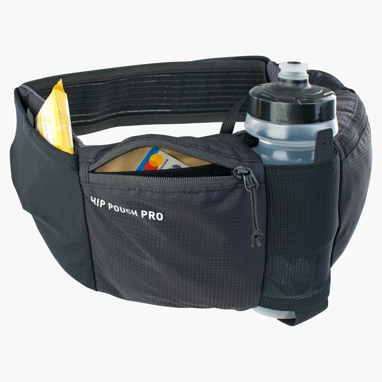 Evoc Hip Pouch Pro bæltetaske sort – inkl. 0,55 l flaske