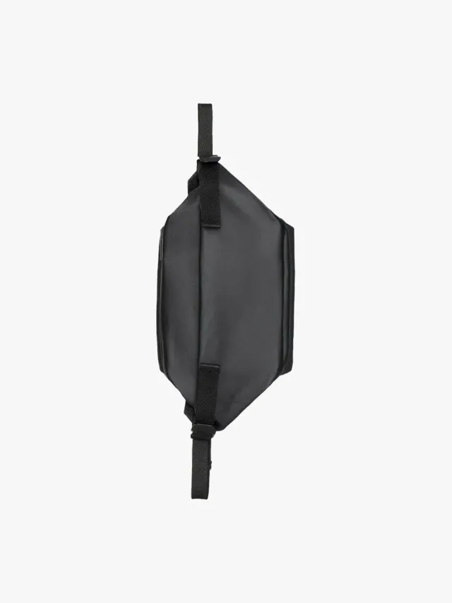 côte&ciel Isarau S Obsidian Black skuldertaske sort