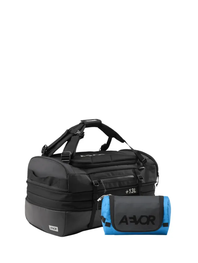 Aevor Duffel Pack rejsetaske 47-60 liter + toilettaske