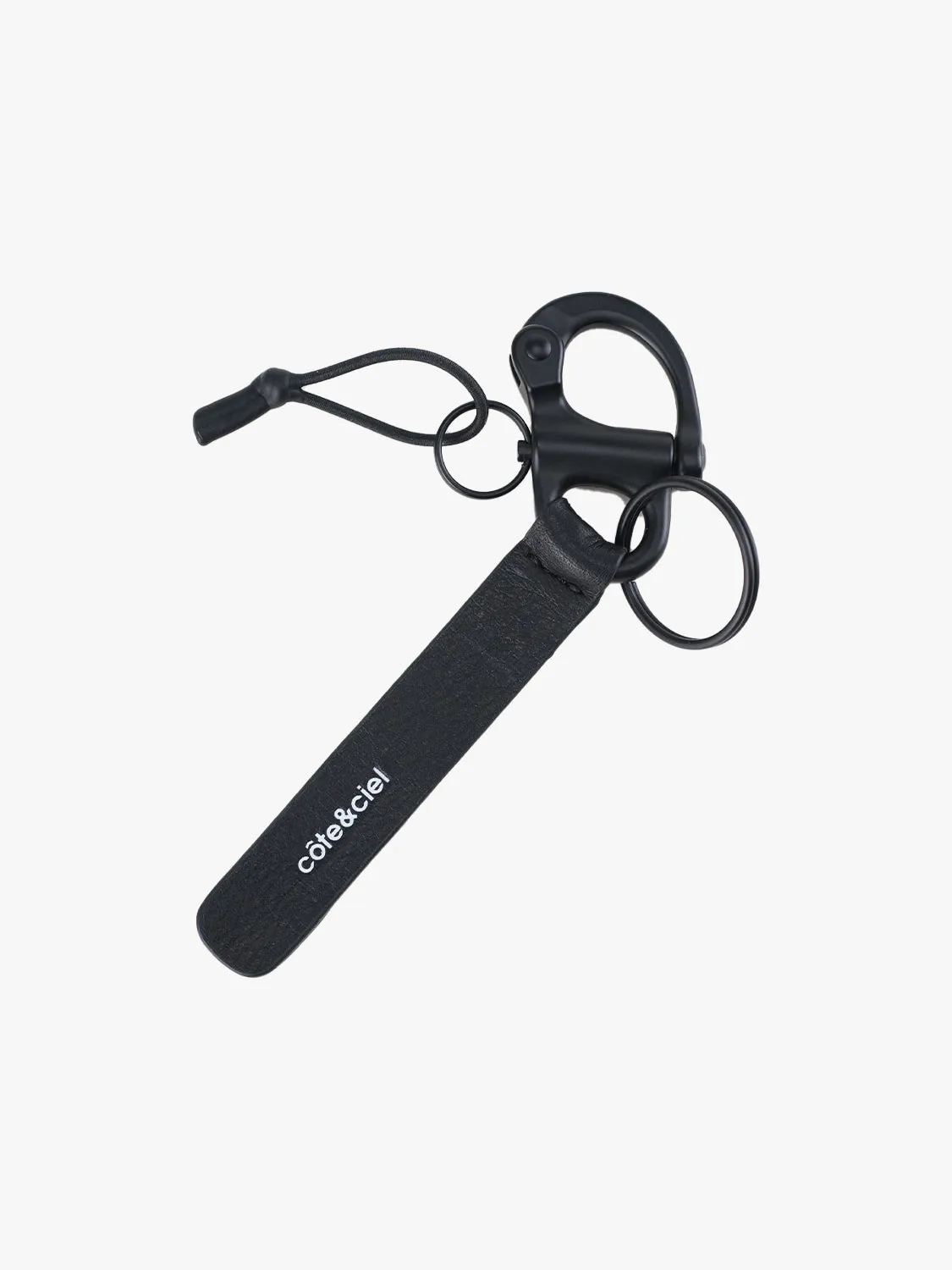 côte&ciel LetGo nøglevedhæng læder black