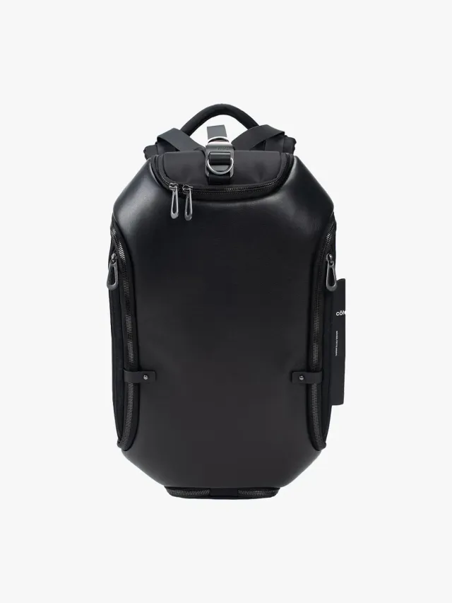 côte&ciel Avon læder rygsæk sort 12L