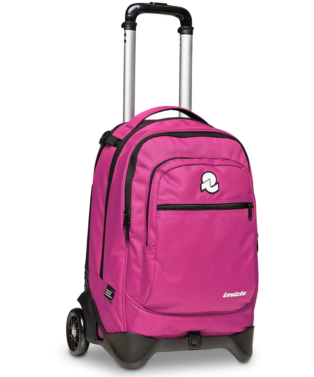Invicta Plug Plain trolley-rygsæk 37L fuchsia