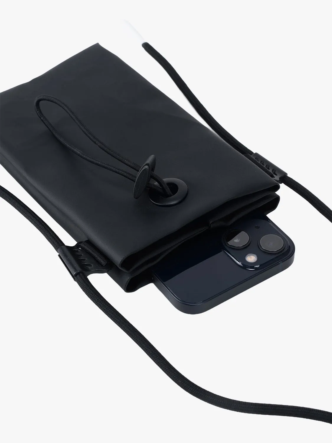 côte&ciel Alu Obsidian Black pouch sort 6L