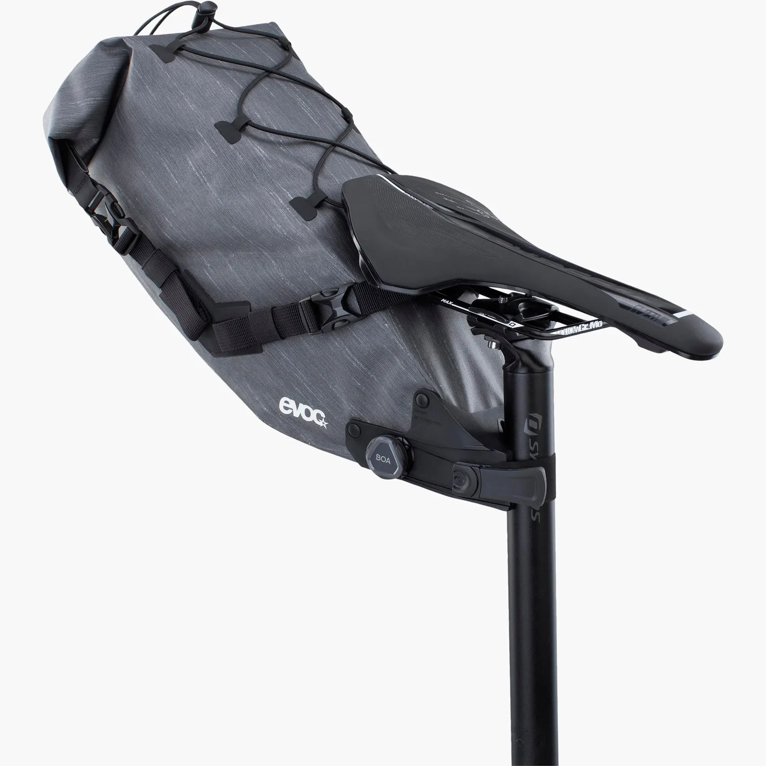Evoc Seat Pack Boa WP 6 saddeltaske grå 6 liter vandtæt