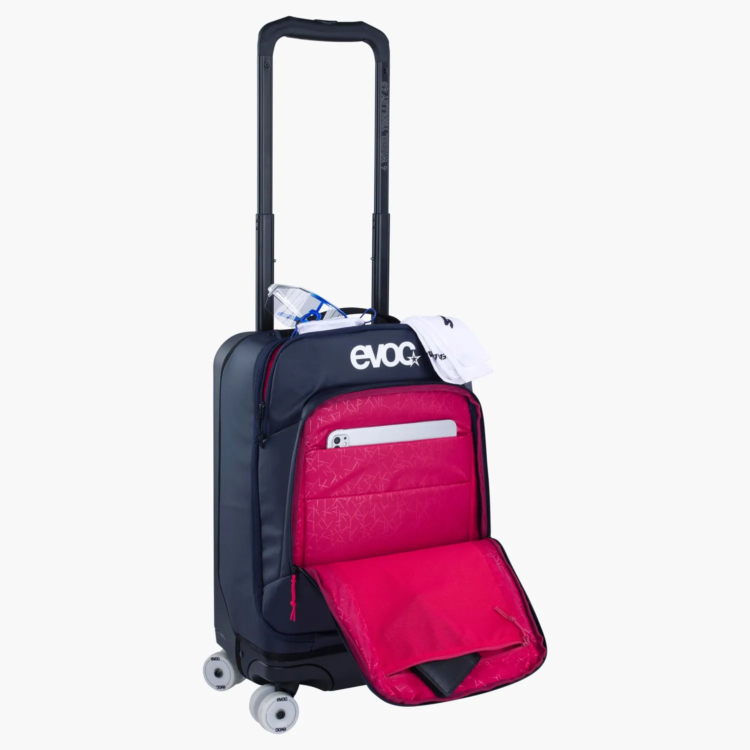 Evoc 4-Wheel Trolley 40 kuffert 40L navy Red Bull