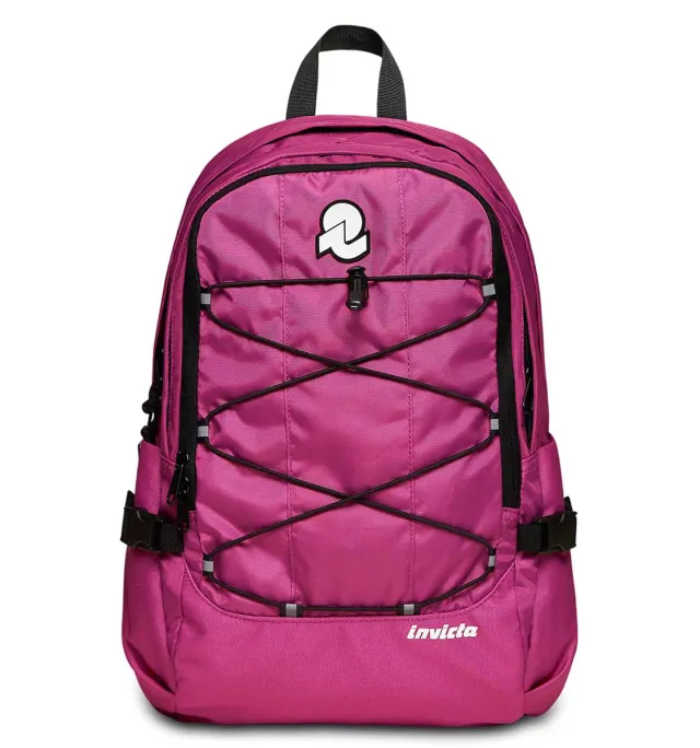 Invicta Act Smart rygsæk Festival Fuchsia med pc-lomme