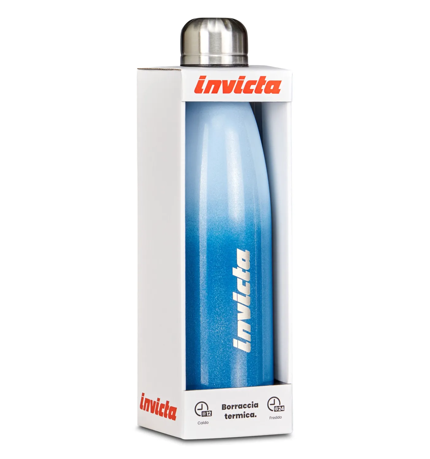 Invicta Shine termodunk i stål holder 24 timer kold