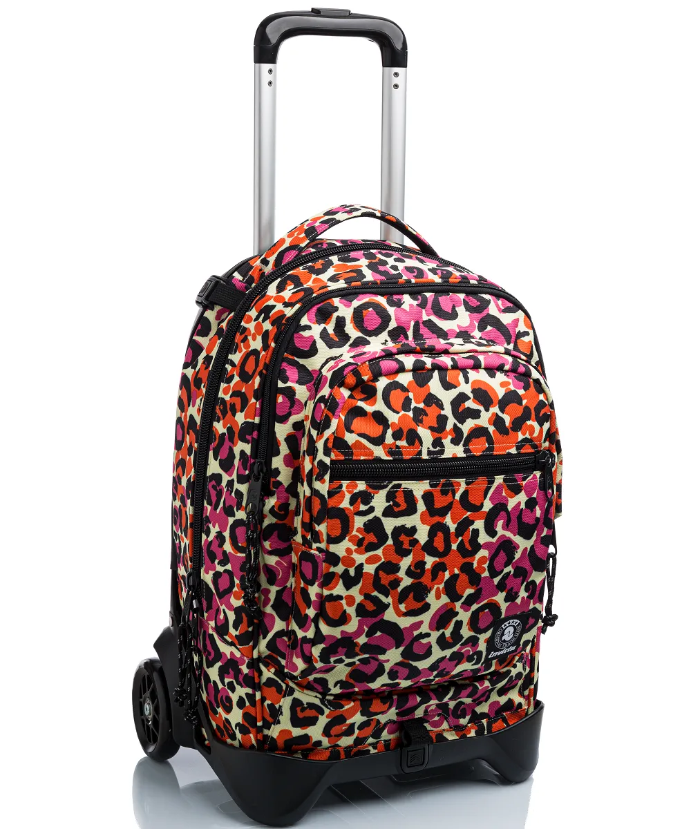 Invicta New Plug Animalier trolley-rygsæk grøn vaskbar