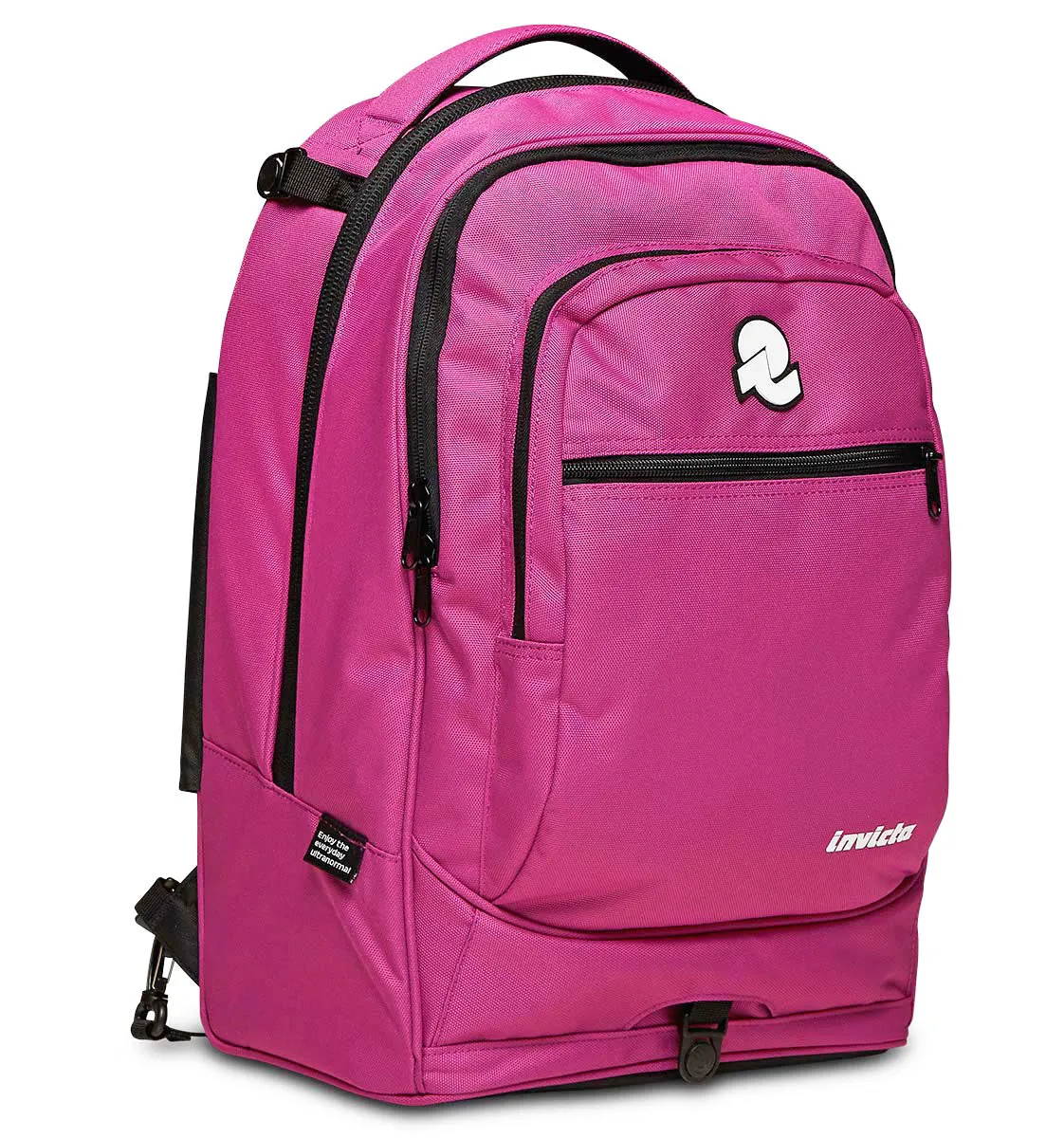 Invicta Plug Plain trolley-rygsæk 37L fuchsia
