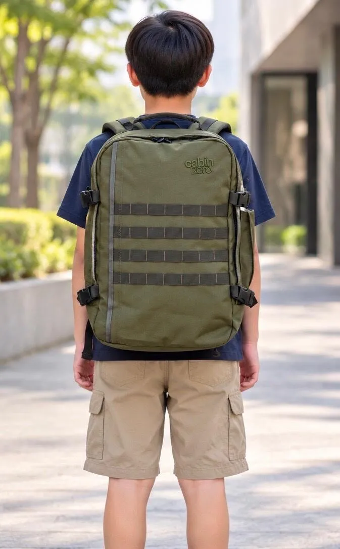 Cabin Zero Military 36L rygsæk Absolute Black nylon