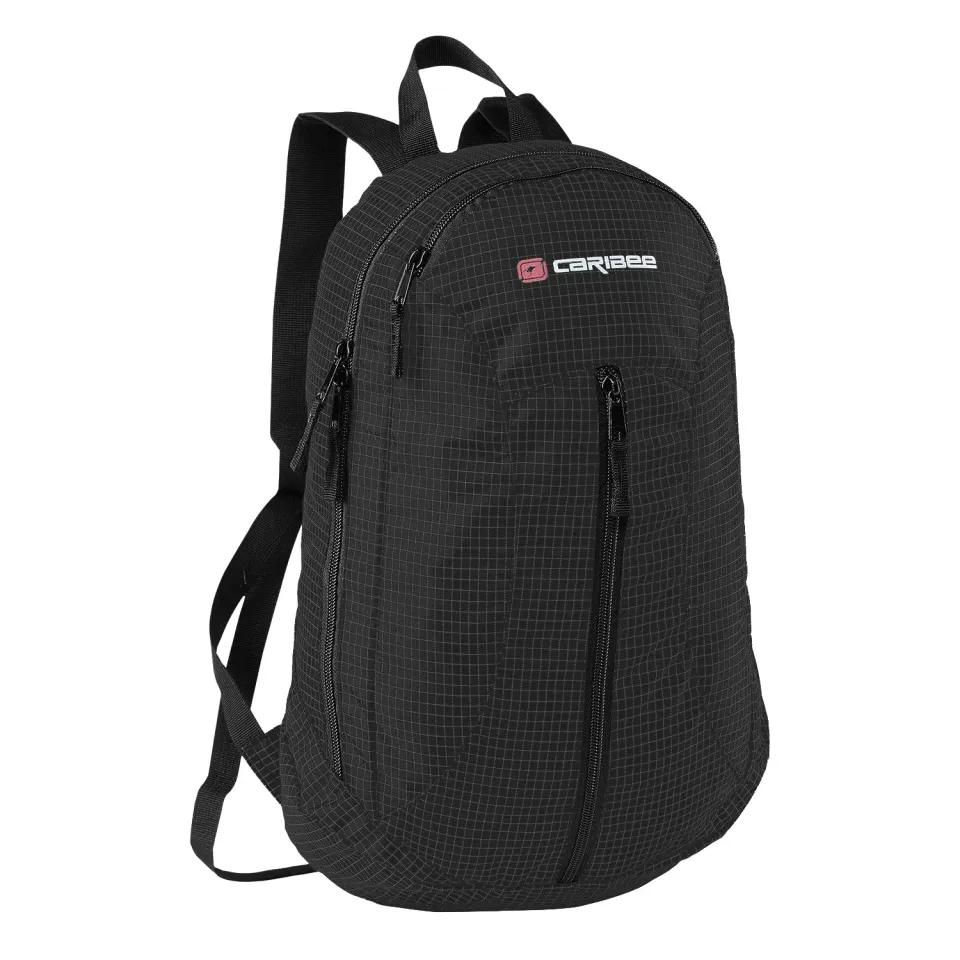 Caribee Foldaway daypack 20L sort foldbar