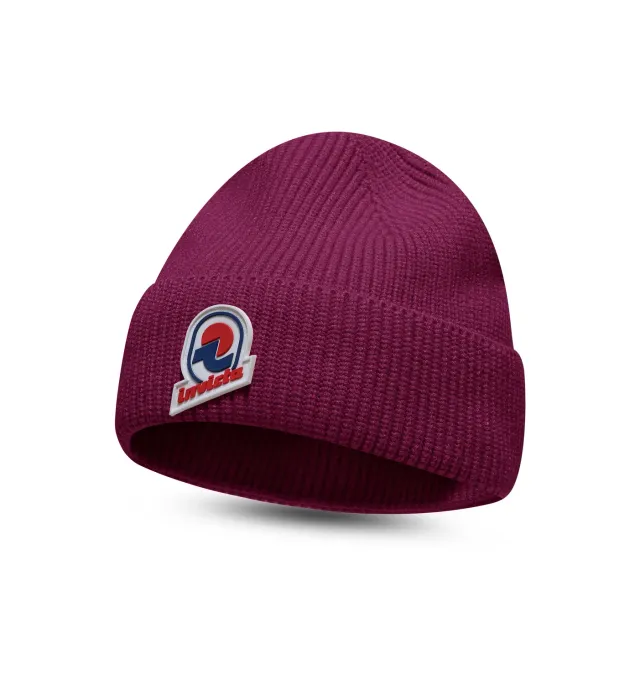Invicta hue med opslag ribstrik unisex vinterhue