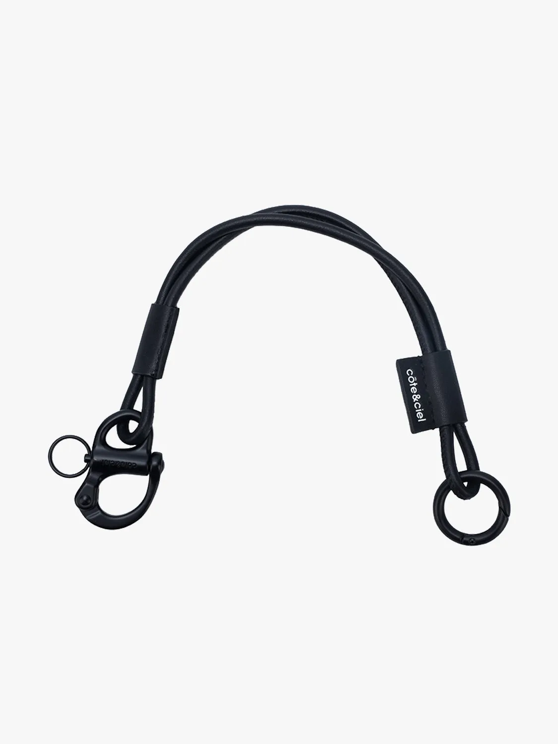 côte&ciel LetGo Cord S nøglesnor sort læder