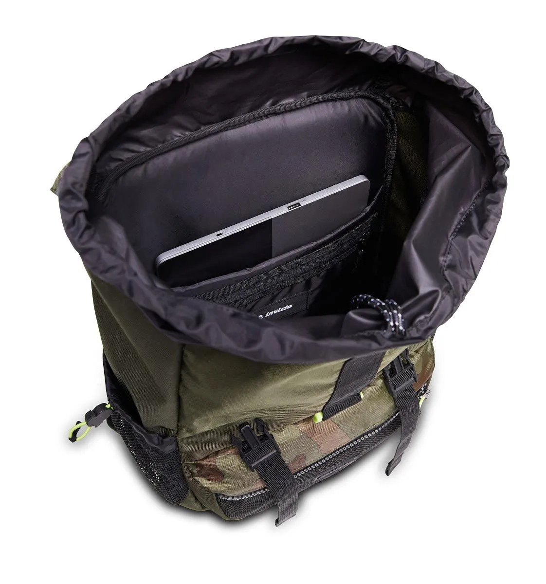 Invicta Jolly X Camo rygsæk pc-lomme