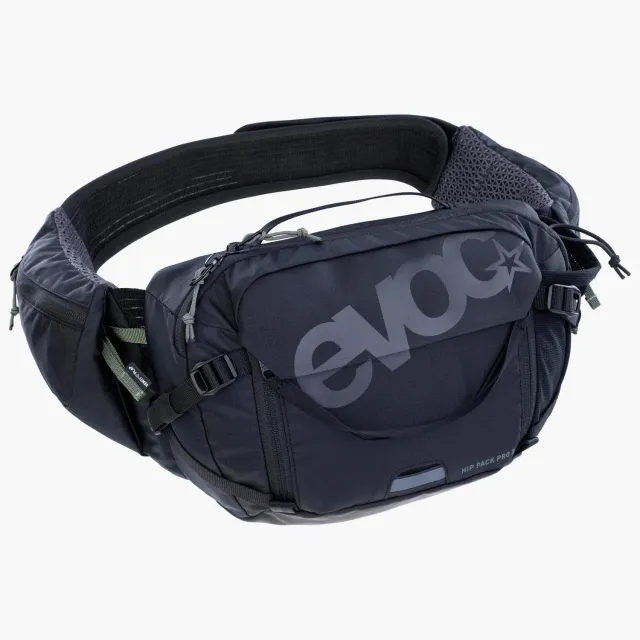 Evoc Hip Pack Pro 3 hoftetaske black 3L inkl. drikkeblære