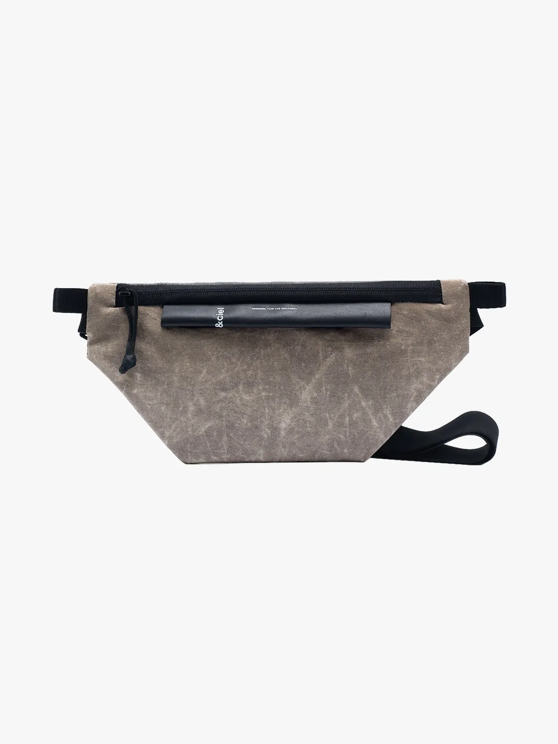 côte&ciel Isarau XS Reflective Taupe bæltetaske 1,2L
