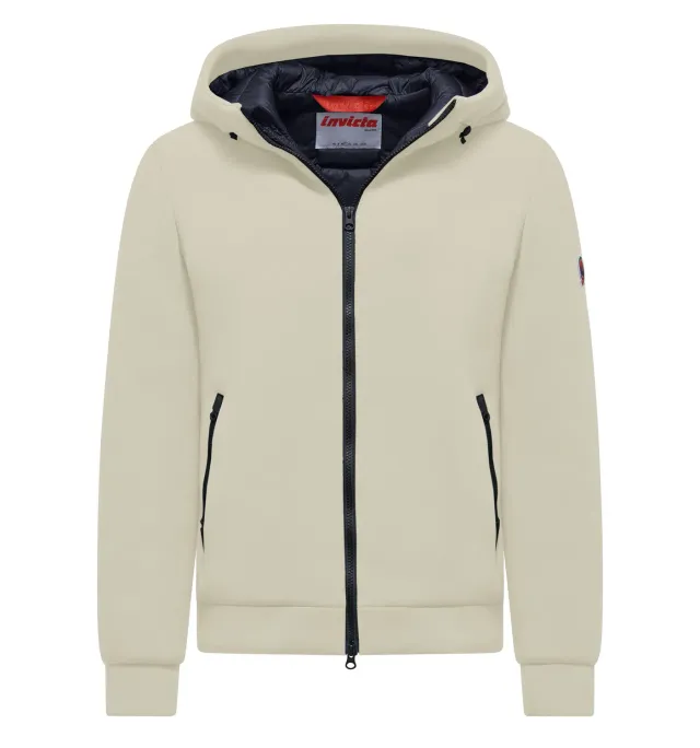 Invicta Spacer hættejakke herre fleece sort