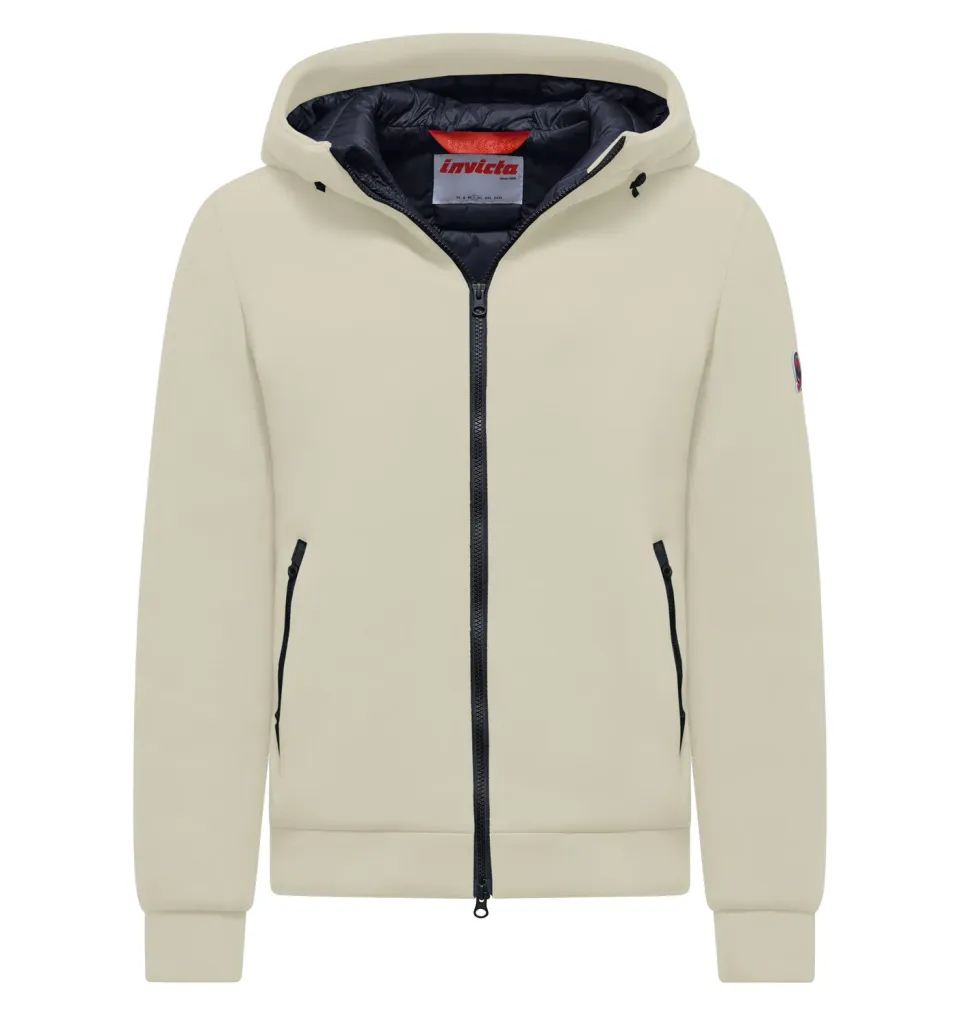 Invicta Spacer hættejakke herre fleece sort