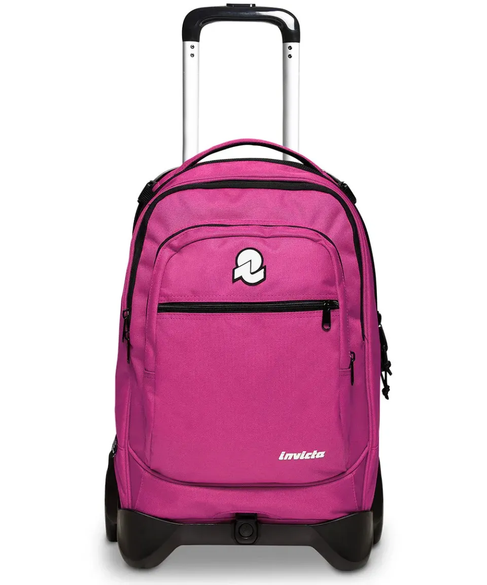 Invicta Plug Plain trolley-rygsæk 37L fuchsia
