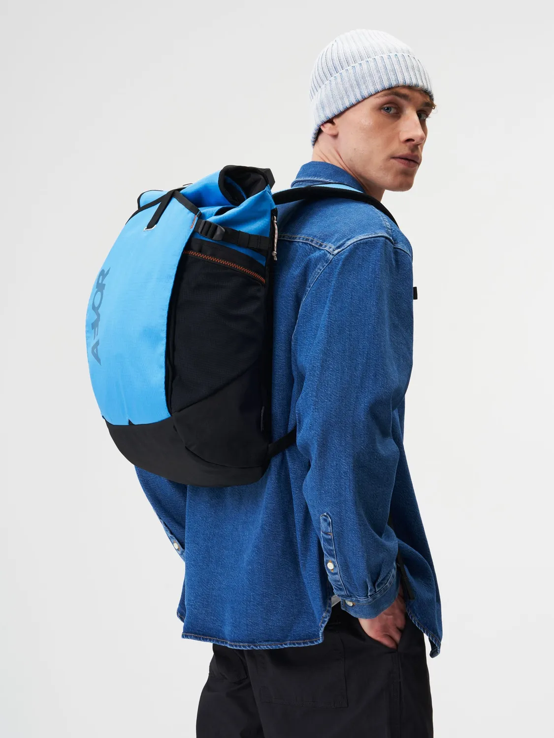 Aevor Roll Pack rygsæk Proof Retro Blue udvidelig
