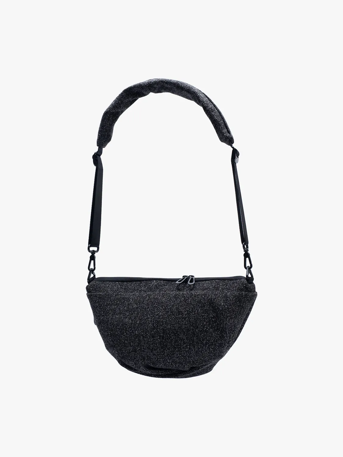 côte&ciel Orne crossbody taske 9,5L antracit tweed