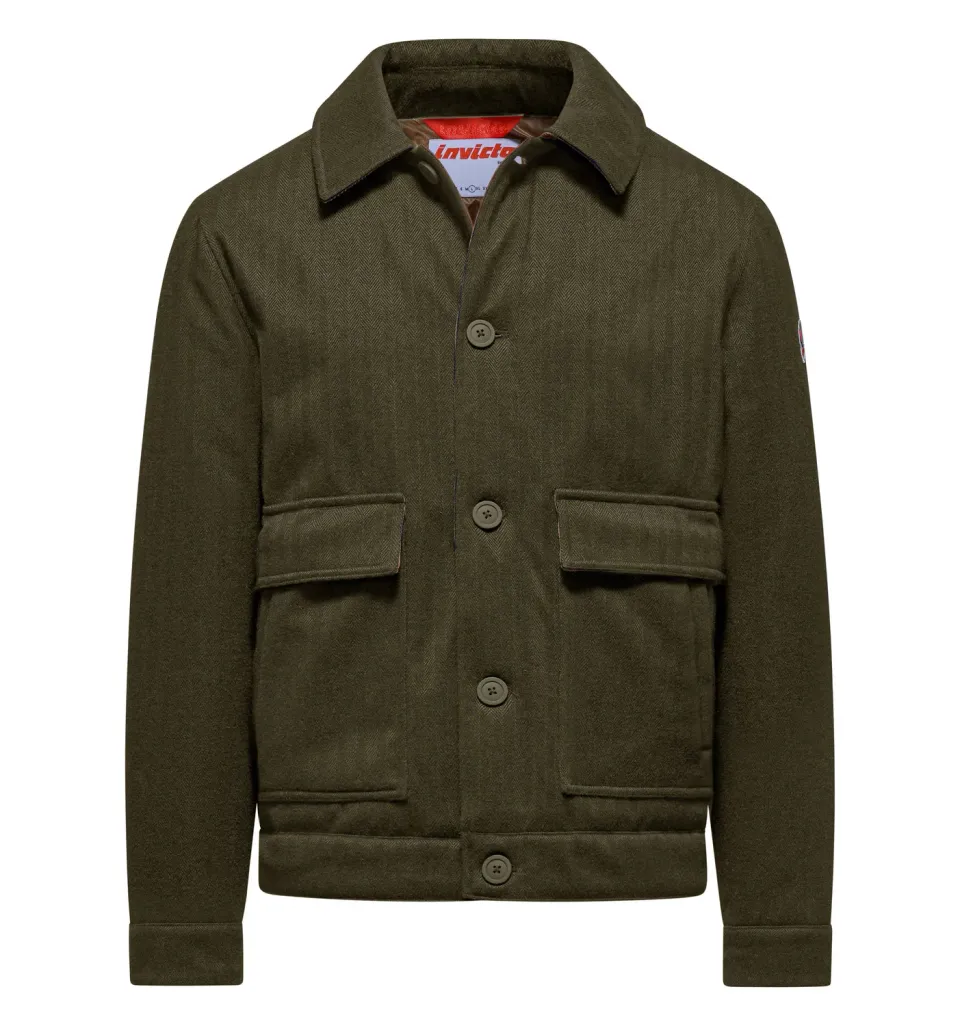 Invicta 313 foret jakke med knapper vandafvisende