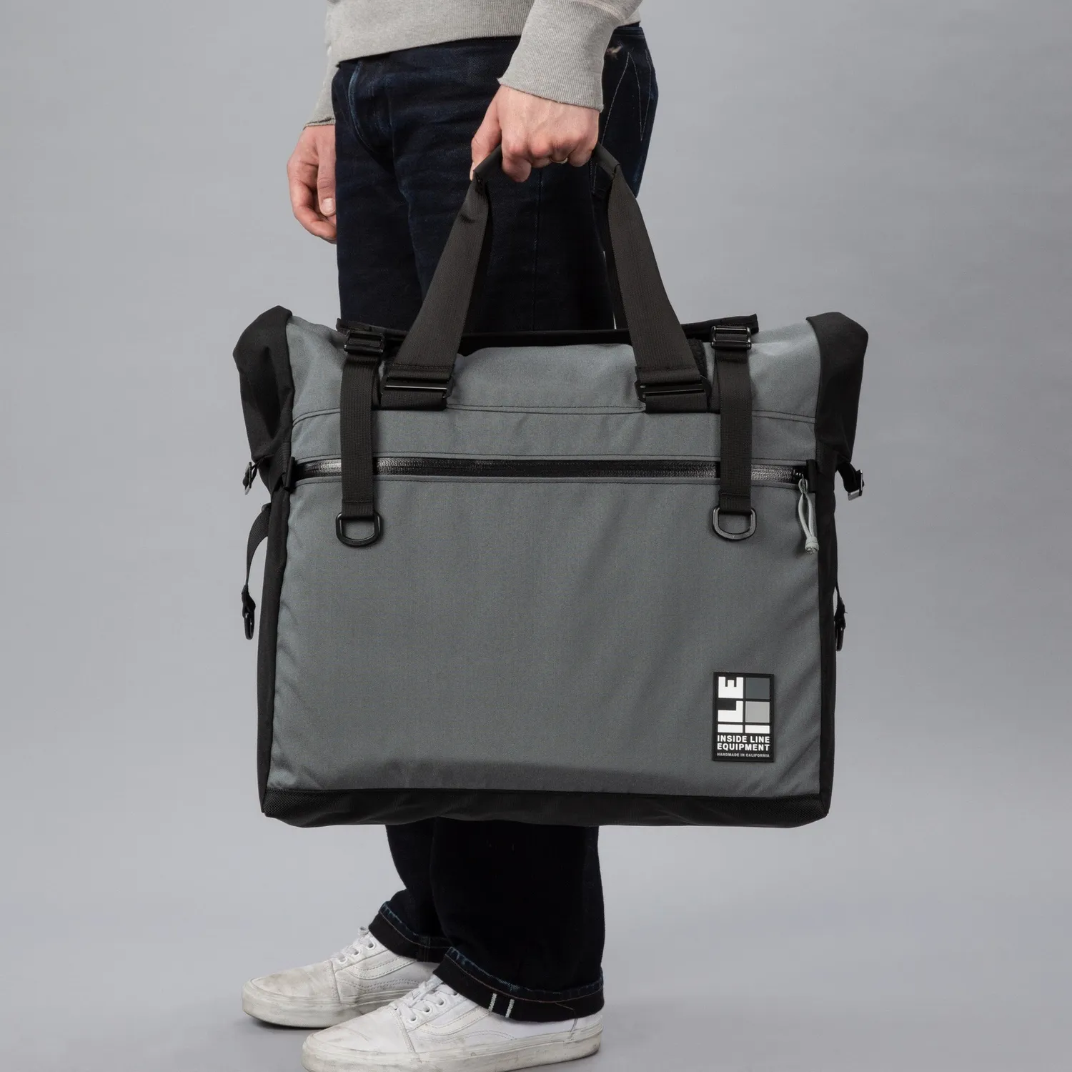 Inside Line Equipment Roll-Top Duffle rejsetaske 40L sort