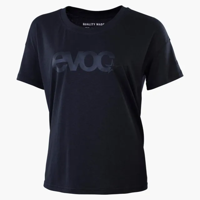 Evoc Logo t-shirt dame sort hamp