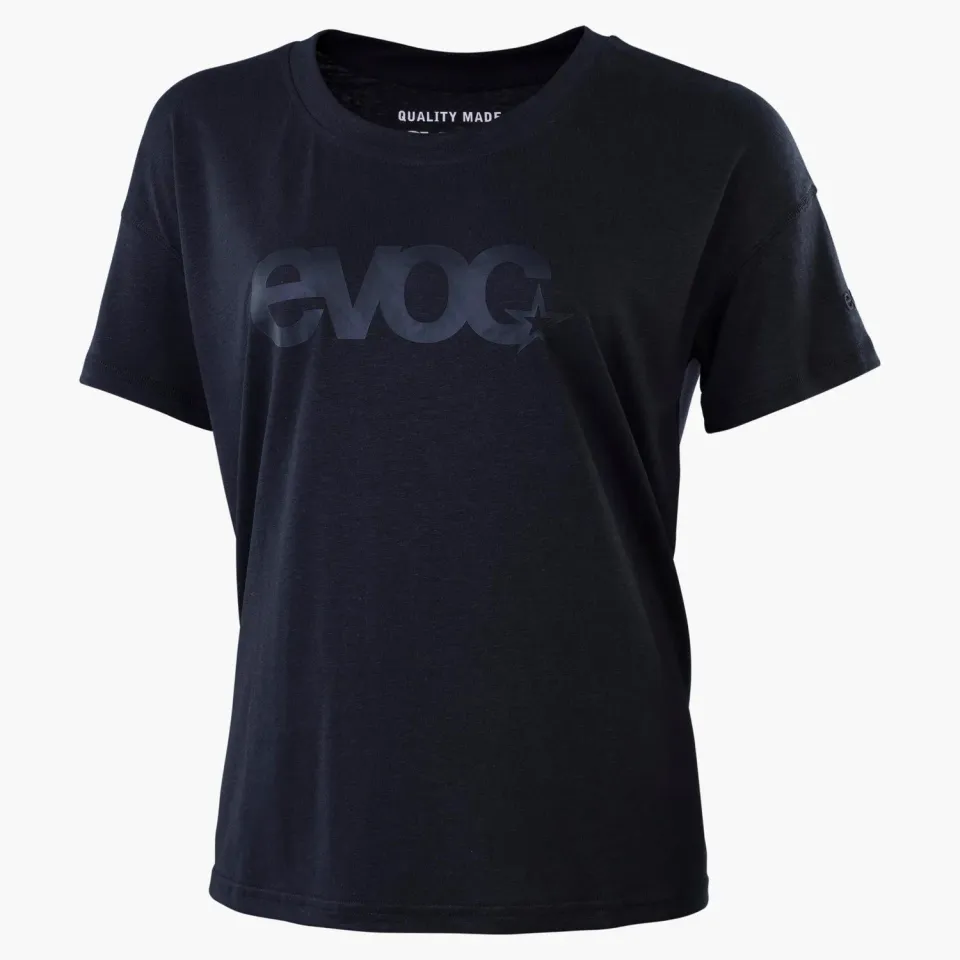 Evoc Logo t-shirt dame sort hamp