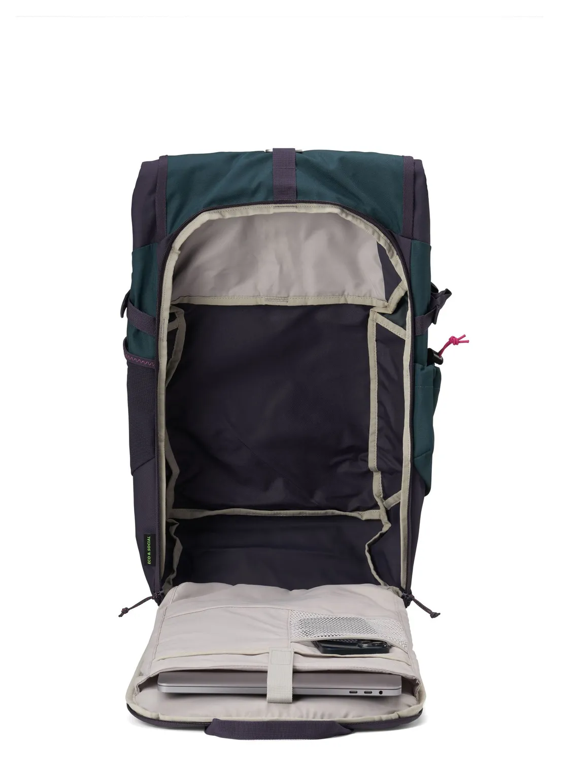 Aevor Roll Pack 2.0 rygsæk vintage teal 15"