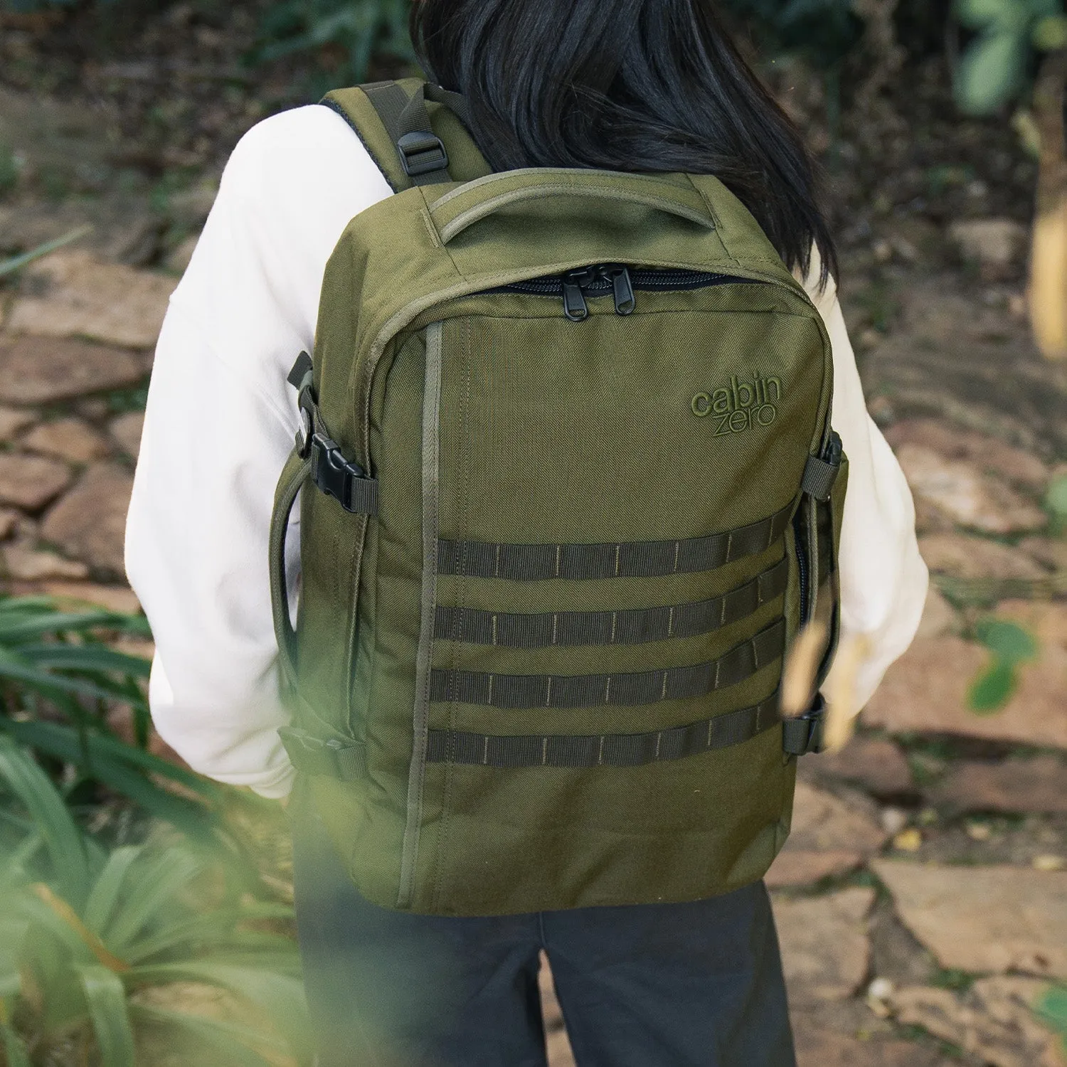 Cabin Zero Military 36L rygsæk Absolute Black nylon