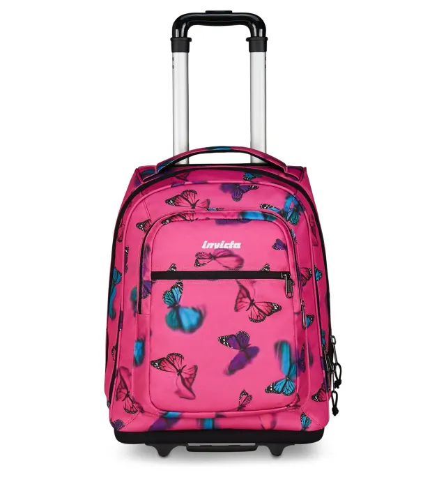 Invicta Bump Fantasy trolley 38 liter med rygsækstropper