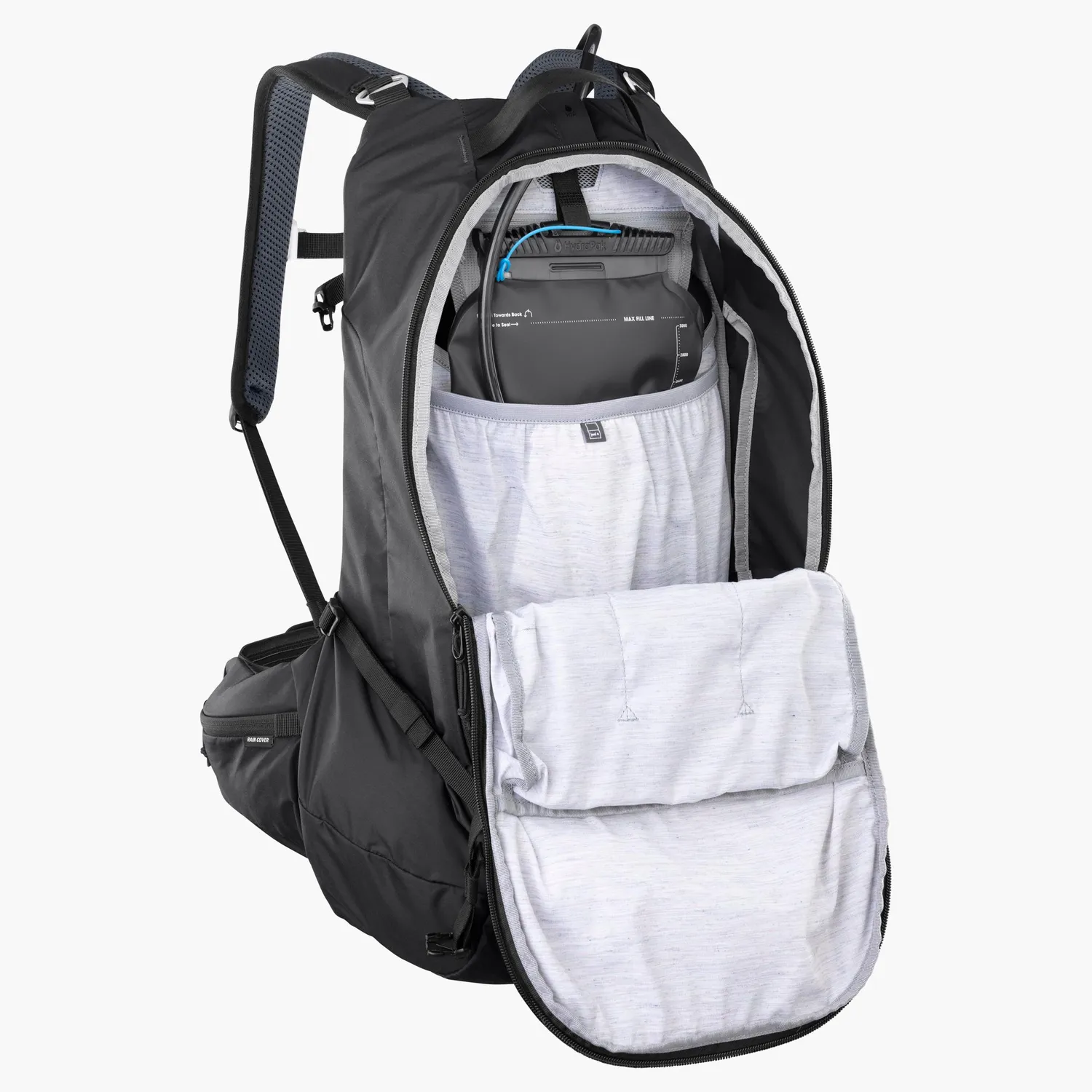 Evoc Trail Pro Blackline 26 rygsæk sort 26 l protektor