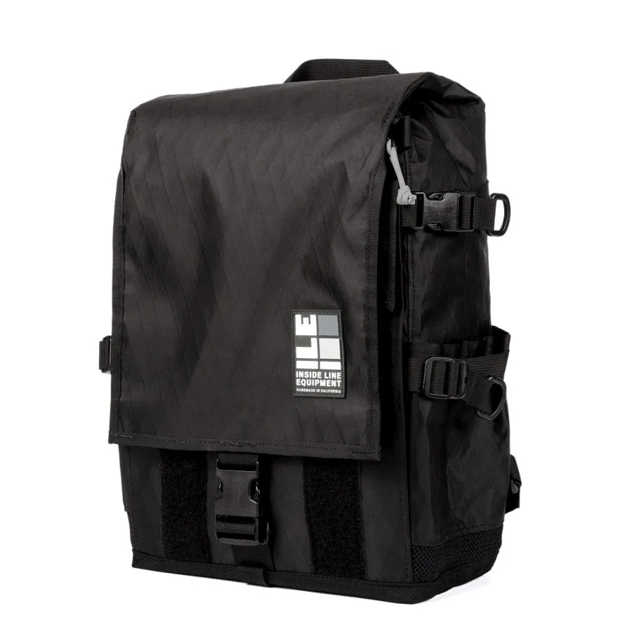 Inside Line Equipment Flaptop Mini rygsæk 21L Black Cordura laptop