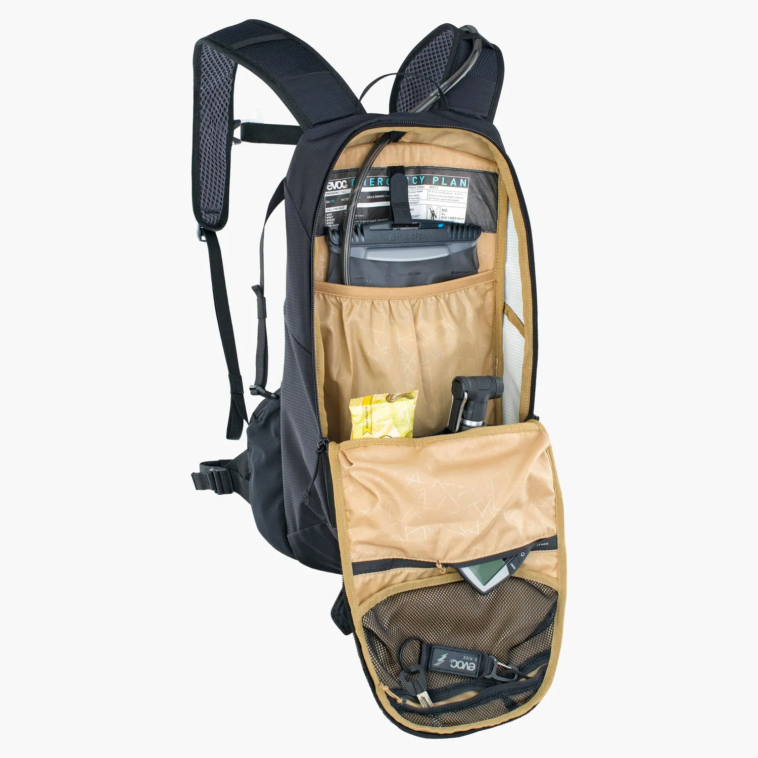Evoc E-Ride 12 rygsæk sort 12 liter