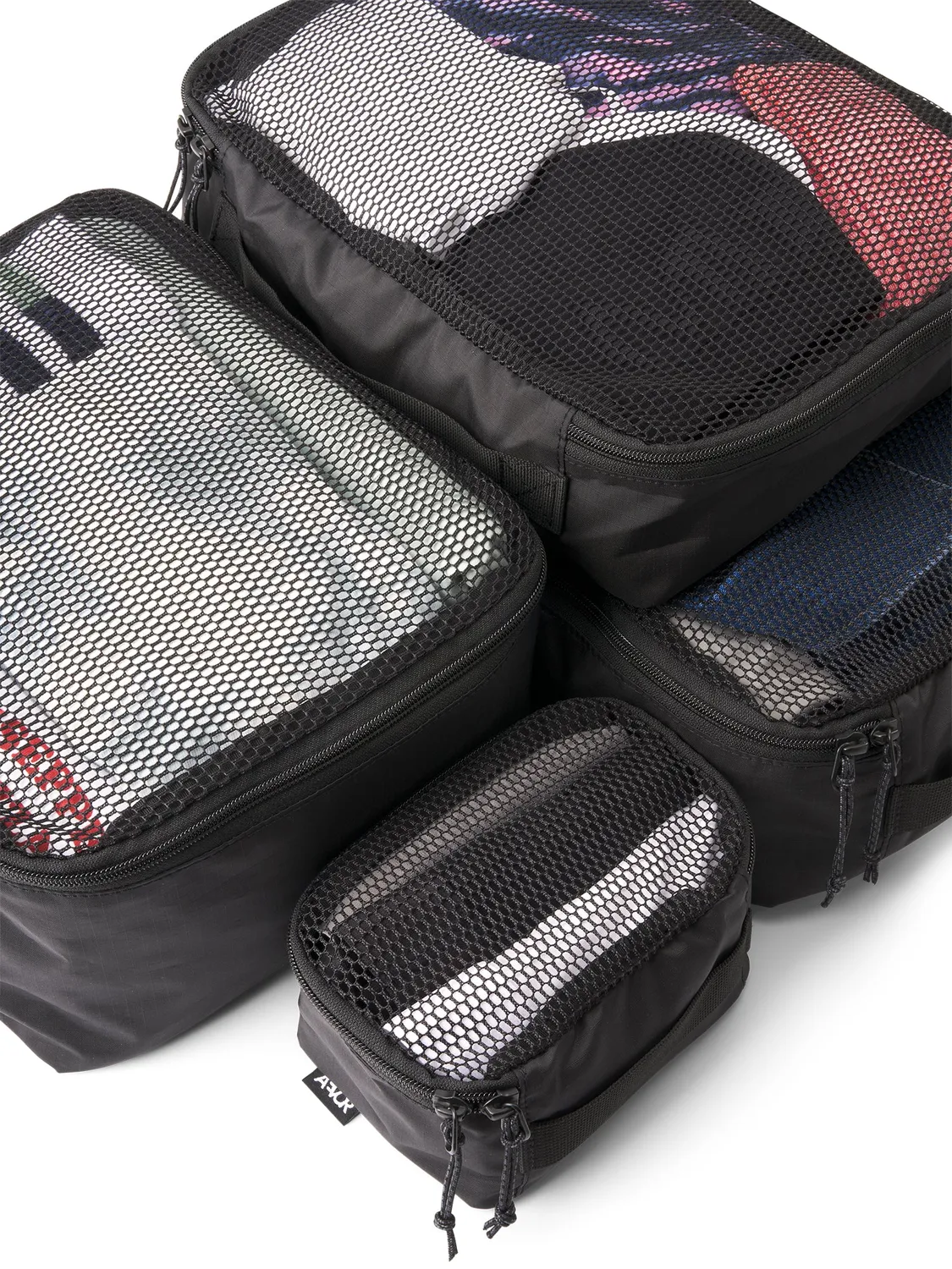Aevor Packing Cube Small pakkepose Ripstop Black mesh