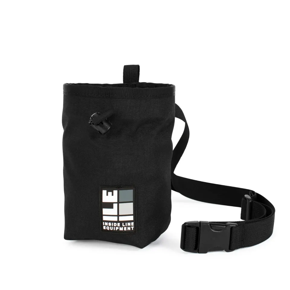 Inside Line Equipment Chalk Bag kalkpose Black Cordura klatring
