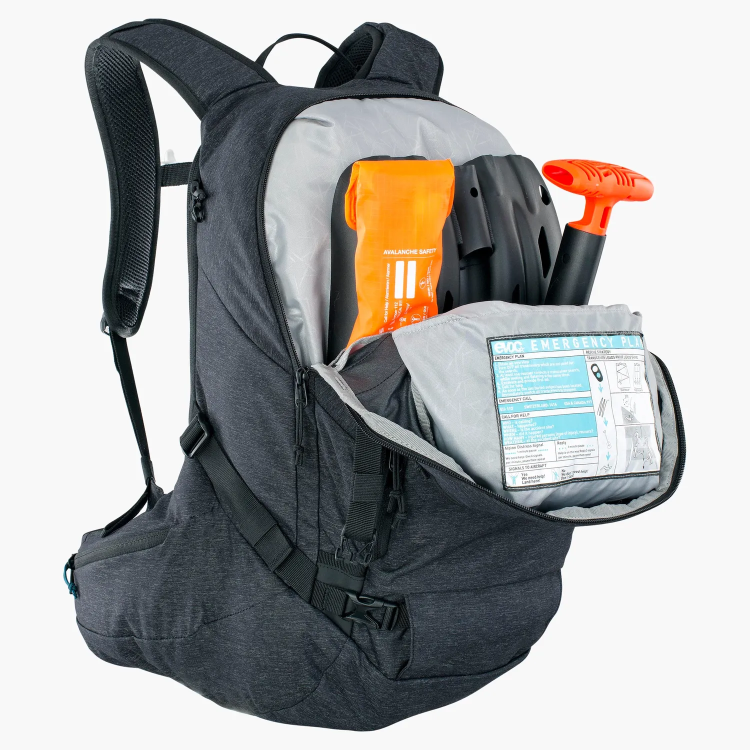 Evoc Line Pro 30 rygsæk sort 30 liter – rygbeskytter