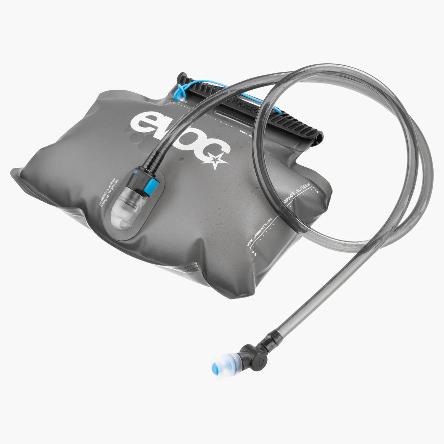 Evoc Hip Pack drikkeblære 1,5 liter carbon grey