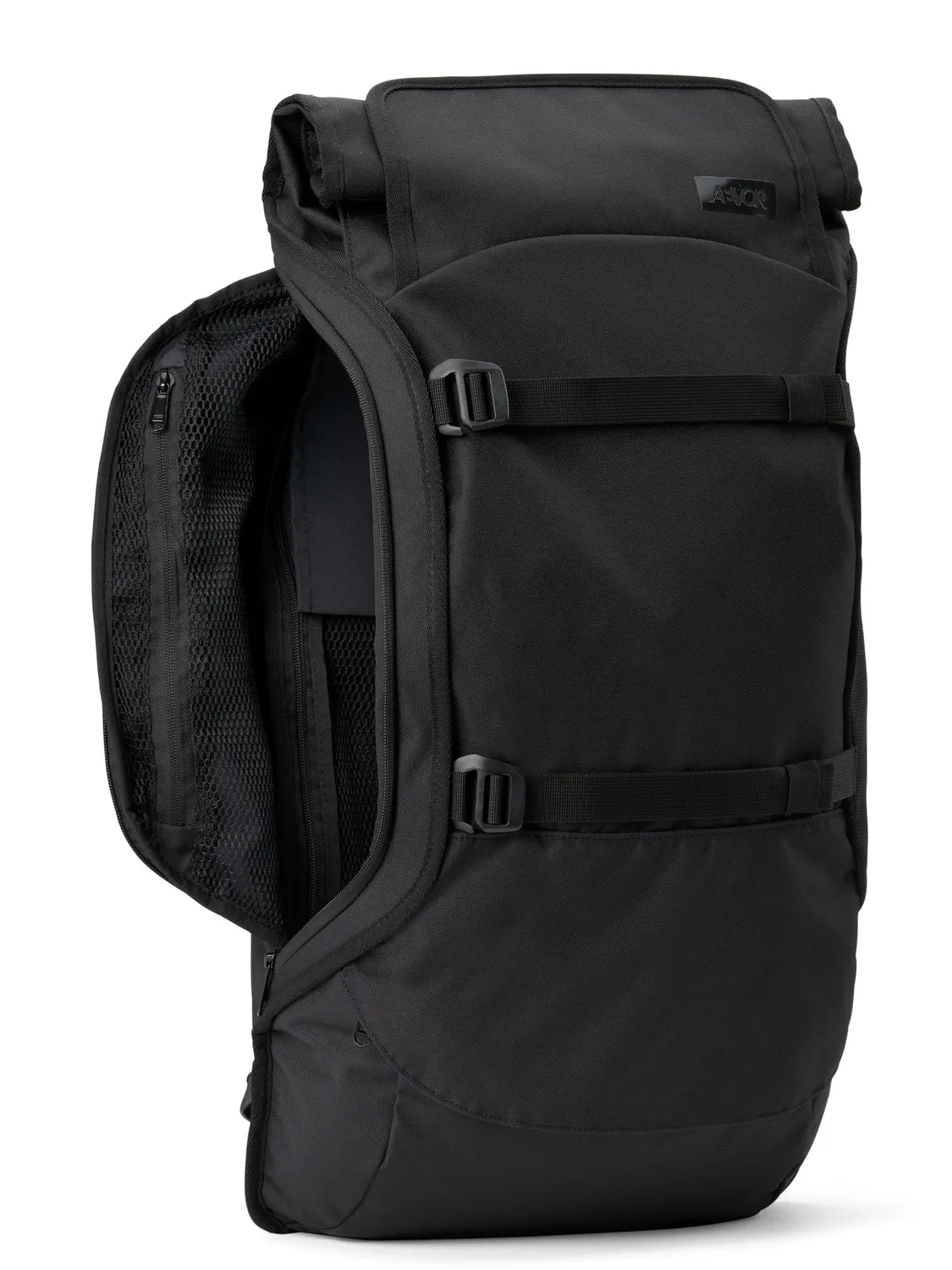 Aevor Travel Pack rygsæk Black Eclipse 38-45L håndbagage
