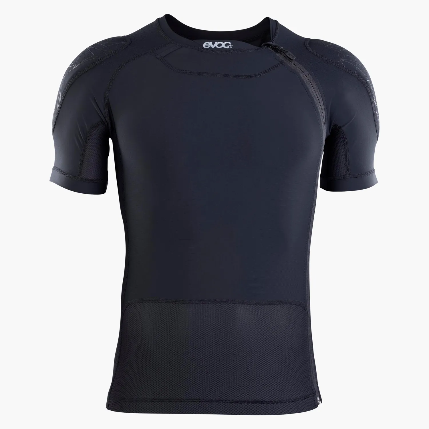 Evoc Protector Shirt Zip beskyttelsestrøje sort lynlås