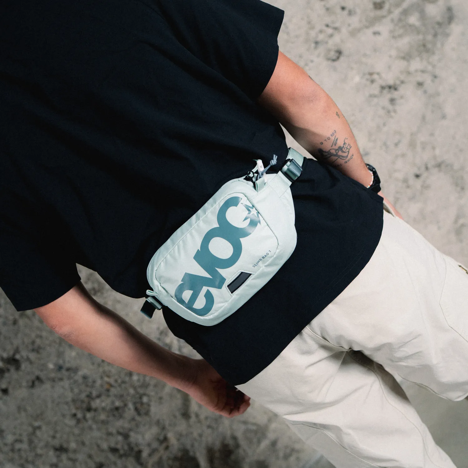 Evoc Hip Pack Kids hoftetaske børn sort reflekterende