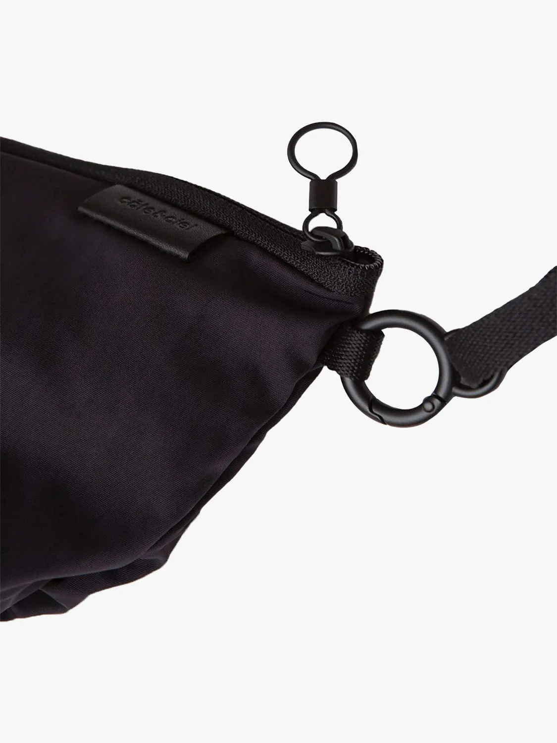 côte&ciel Orba Creased Black skuldertaske 5 liter