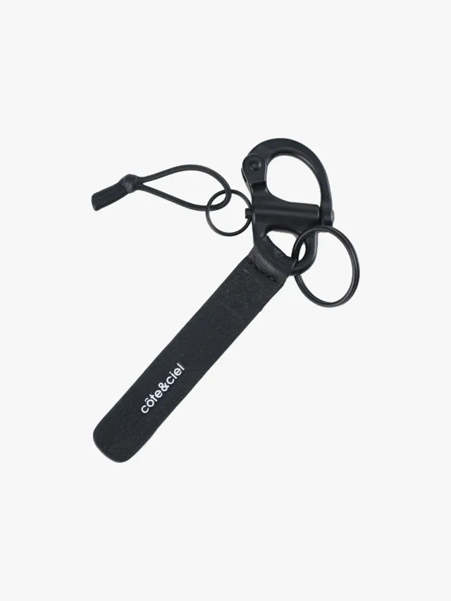 côte&ciel LetGo Keychain Leather nøglering sort