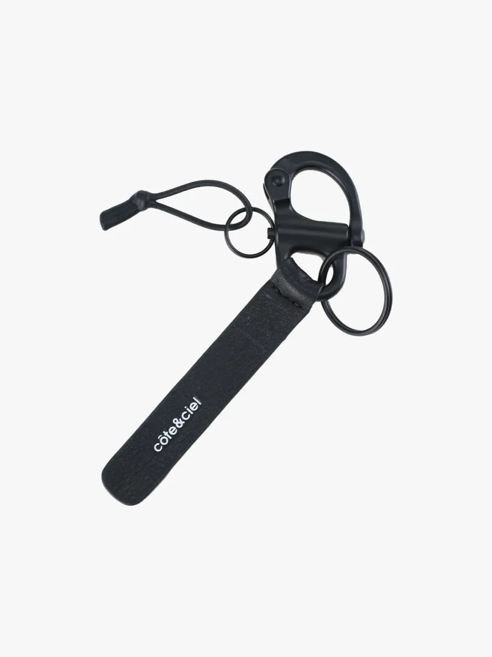 côte&ciel LetGo nøglevedhæng læder black