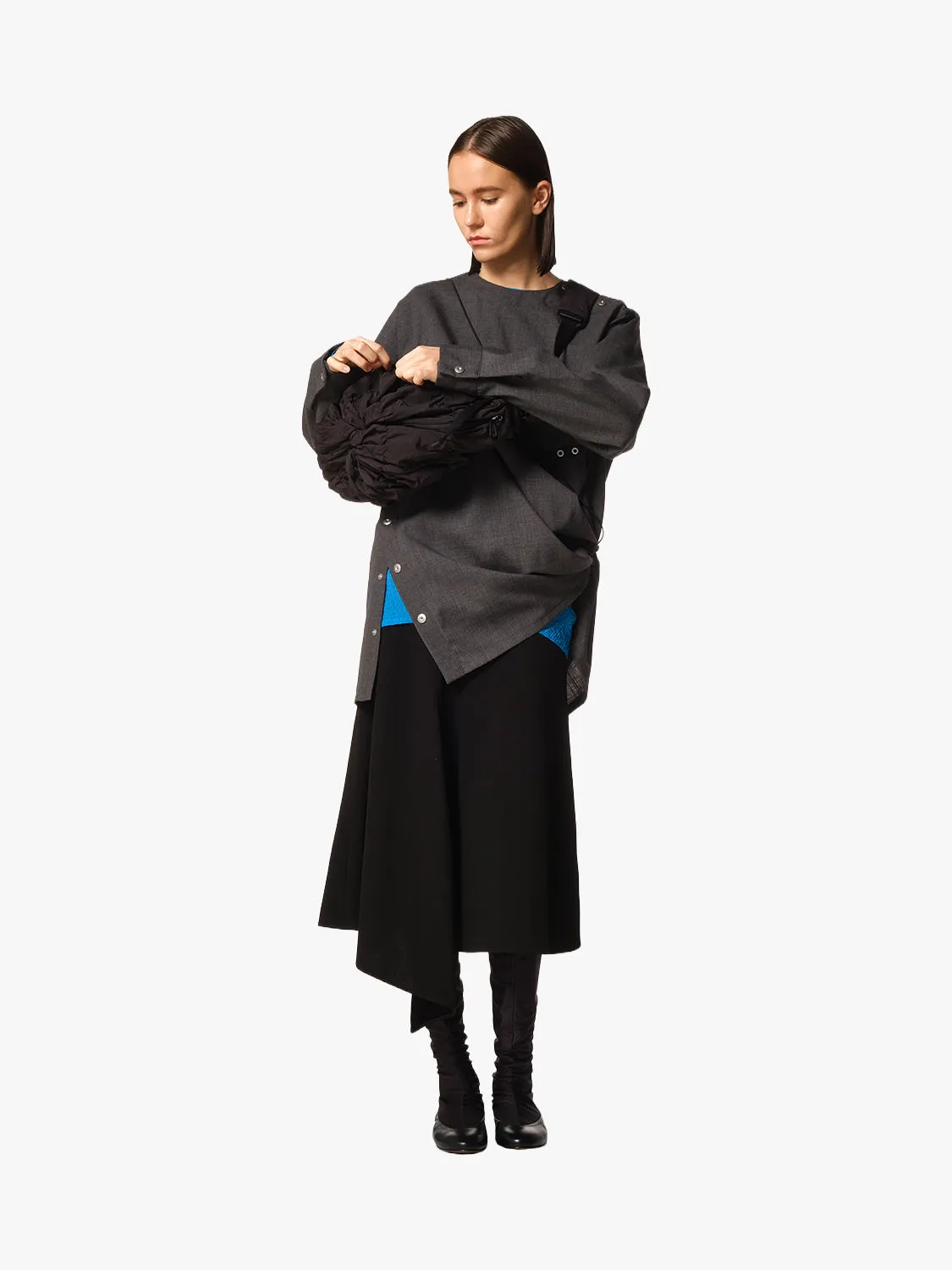 côte&ciel Orne Otra Gathered Black skuldertaske 9L