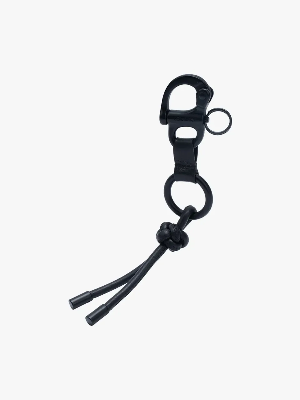 côte&ciel LetGo Knot Alias nøglering sort læder