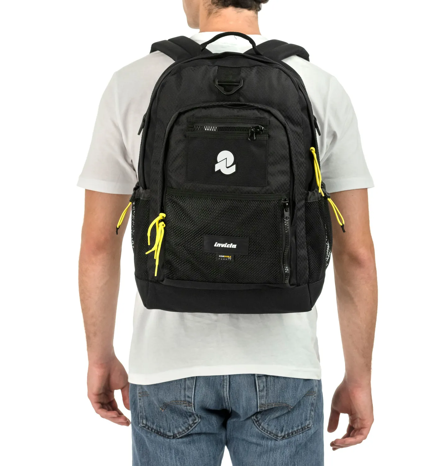 Invicta Freeact Cordura rygsæk med pc-rum rummelig